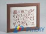 Stickereimuseum-Im Bilde - Mustertuch ABC