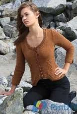 VADIS designs -Curved Hem Cardigan by Vladimira Ilkovicova