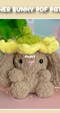 Mellow Stitches Co - Liz / Elizabeth - Flower Bunny