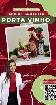 Atelie da Beta - Roberta Ferreira - Wine Holder - Porta Vinho - Portuguese - Free