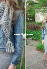 Woods and Wool - Melissa Fisher - The Everyday Triangle Scarf