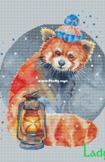 Snow Lantern Keeper by Art Stitch LadyD / Daria Smirnova