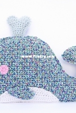 3am Grace Designs - Donna Vasquez Beavers and Michaelene Nelson - Whale Kawaii Cuddler - Free