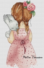 Mia and Bunny by Polina Tarusova