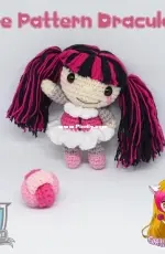 Galencaixe Encaixe y Amigurumis - Vita - Draculaura - Free