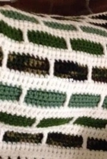 baby blanket greens