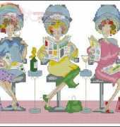 Ladies Who Lunch by Bothy Threads - Time to relax