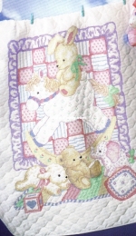 Dimensions 13122 - Rocking Horse Baby Quilt Stamped
