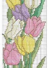 DMC Spring Tulips Free