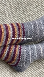 Braided Ribbons Socks by Mary Pat McGurk-Free