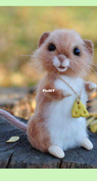 Anchutka toys - Anna Kudinova - Mouse - Russian