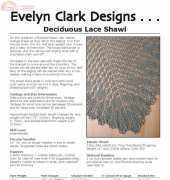 Deciduous Lace Shawl by Evelyn A. Clark