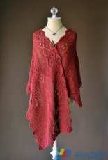 Universal Yarn-Poppy Stole by Amy Gunderson-Free