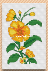 Alita Designs - Yellow Flower - Free