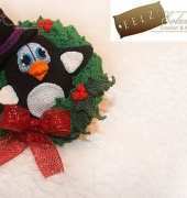 Eelzuhtjuhs Crochet and More - Eelz - Ilse Hoekstra - Penguin Wreath - Dutch