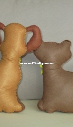 Cat &dog in Easter Squishy Cute Designs