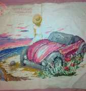 pink car