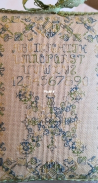 Sampler Black work