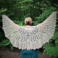 Frog Shmog Patterns - Ellen Aria - Wings   Shawl