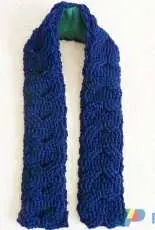 Rebeccas Stylings - Noelle Stiles - Icelandic Cable Scarf