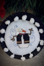 Snowman tart