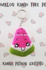 Galencaixe Encaixe y Amigurumis - Vita - Watermelon Kawaii - Free