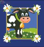 Vervaco 1200-684 Cow cushion front