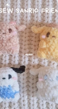 Little House Crafts - Arist - No Sew Sanrio Friends - Free