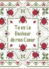Anagram Diffusion - carré coccinelle  by isabelle vautier