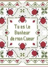 Anagram Diffusion - carré coccinelle  by isabelle vautier