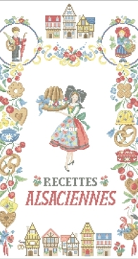 Les Brodeuses Parisiennes LBP - Torchon Recettes Alsaciennes XSD + PCS