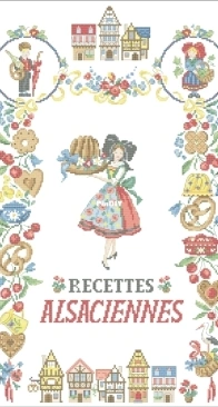 Les Brodeuses Parisiennes LBP - Torchon Recettes Alsaciennes XSD + PCS