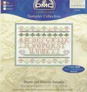 DMC K5796 Hearts and flowers Sampler