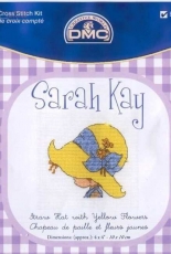DMC BL992C/61 Sarah Kay Straw hat with yellow flowers