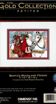 Dimensions - The Gold Collection Petites 8749 Santa's Woodland Friend