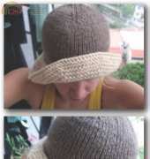 Wide Brimmed Hat by Ingrid Nielsen-Free
