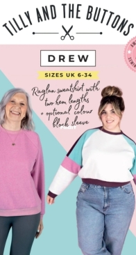 Tilly and the Buttons - No 1047D - Drew - Sizes 1-15