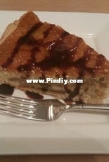 Lazy banana cake for our breakfast of saturday