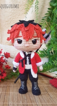 Bosquegurumi - Paola Fajonni - Stark amigurumi (Frieren) - Portuguese