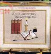 A Friend Is Like A Rare Book from The Cross Stitcher US June 1995
