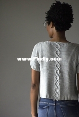 Cora crop - Rachel Brockman - universal yarn- FREE