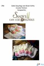 Sandys Cape Cod Originals - Sandy Powers - 256 Cable Soap Bags and Wash Cloths