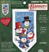 Dimensions - Banners 8808 Let It Snow Banner XSD