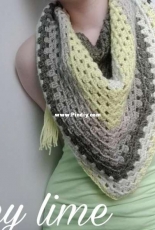 Jamie Louise Designs- Jaime Louise- Granny Triangle Scarf- Free