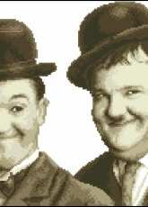 Vervaco 35.175 Laurel and Hardy pcs