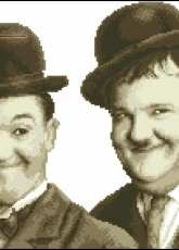 Vervaco 35.175 Laurel and Hardy pcs