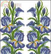 Diana Plus B-1876 Embroidery pattern for "Iris" XSD