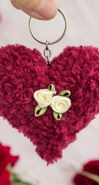 Heart keychain