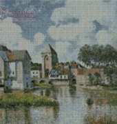 Artecy Cross Stitch - Moret-Sur-loing by Alfred Sisley