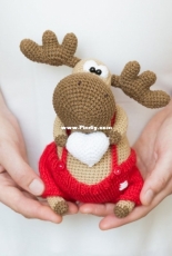 Crochet Toys Basket - Olga Lukoshkina - Moose - Russian